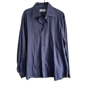 Vintage Balmain Paris Cotton Button‎ Up Shirt 17/43